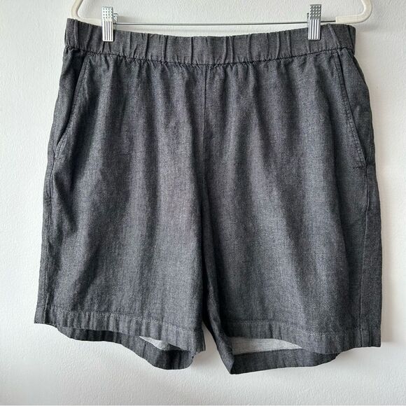 Eileen Fisher Gray Casual Shorts - Picture 1 of 7